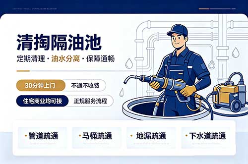 迎泽清掏隔油池